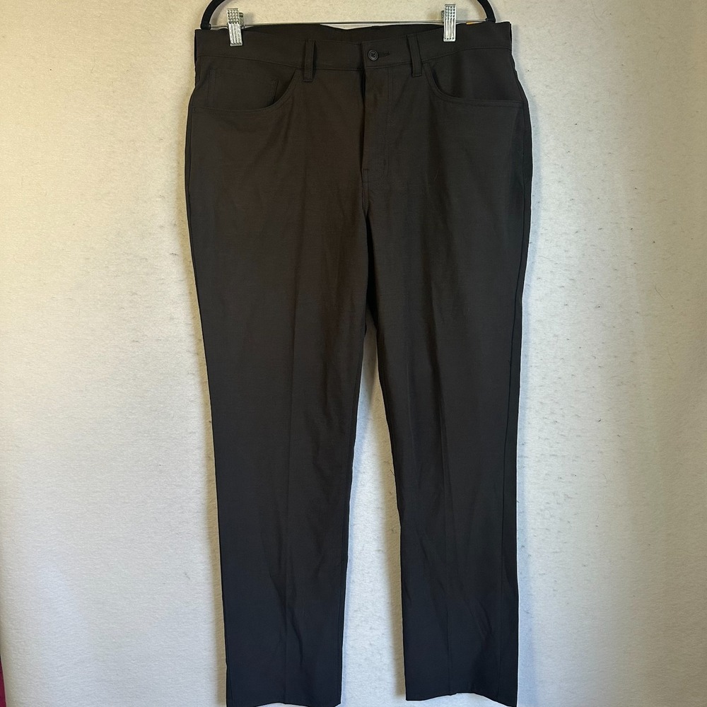 Ben Hogan Performance Pants Men's Sz 36x32 black moisture wicking golf NEW